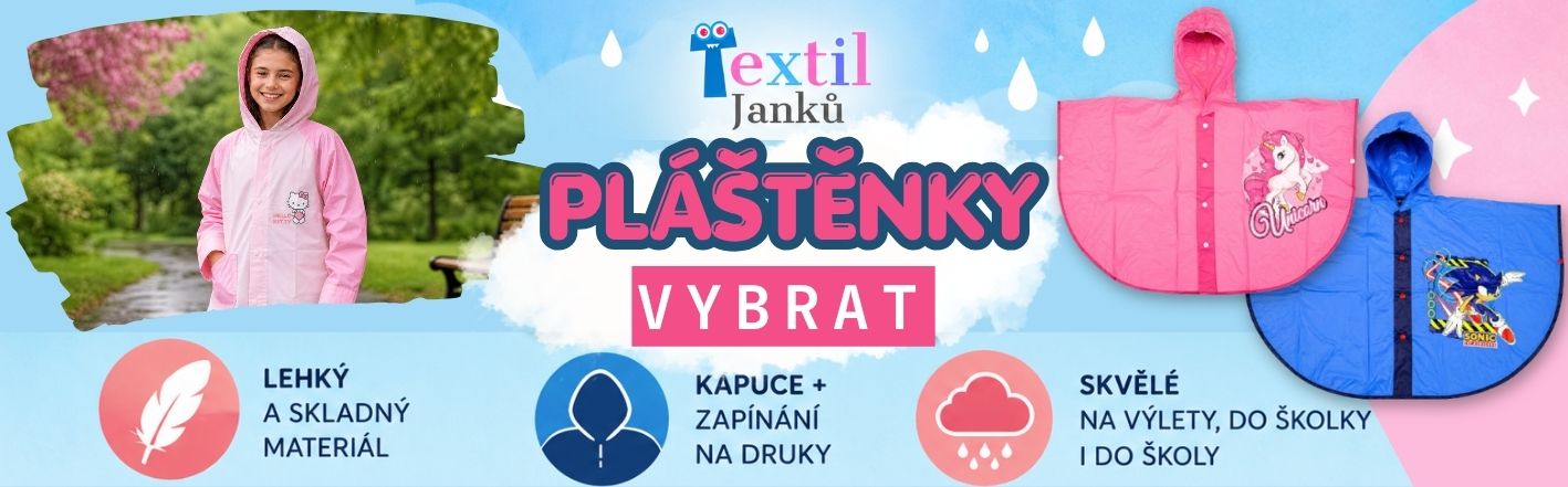 Dětské pláštěnky 2026
