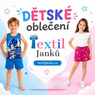 Omrkněte naše novinky v eshopu textiljanku.cz za super ceny v top kvalitě. Rádi Vám pomůžeme s výběrem a posíláme opravdu...