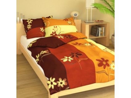 povleceni bavlnene hnede kvety 289 (1)