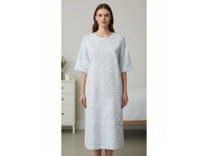 košile aněl modré kytičky