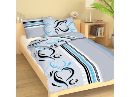 1813 1 bavlnene povleceni jarka modra