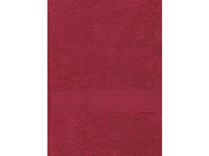 Osuška froté Lara 70x140cm bordová