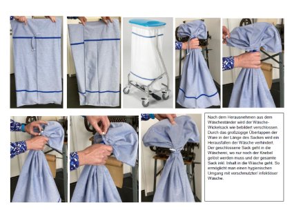 Textilní pytel samootevirací 55x100cm