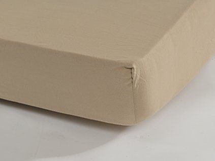 Prostěradlo Jersey Comfort 90x200 cm capuccino