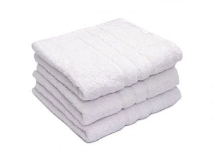 Hotelový ručník froté bílý