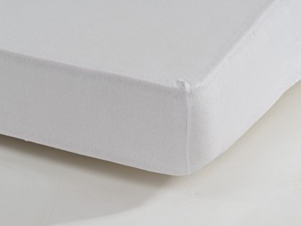 Prostěradlo Jersey Comfort 90x200 cm bílé