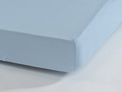 Prostěradlo Jersey Comfort 90x200 cm modré