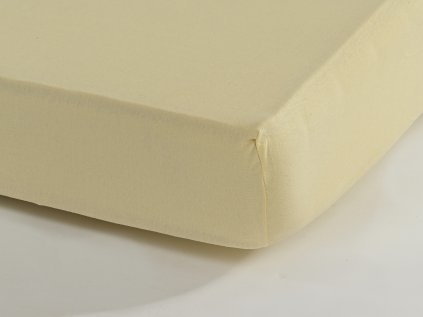 Prostěradlo Jersey Comfort 90x200 cm žluté