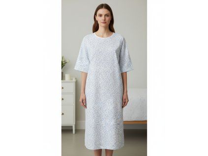 košile aněl modré kytičky