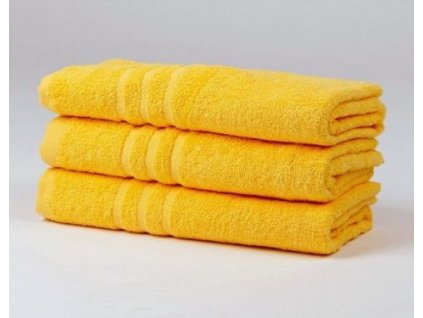 586 1 hotelova osuska frote zluta 70x140 cm 500g m2