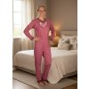 pyžamový overal starorůžový