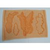 detsky frote rucnik 30x50 motiv letadlo oranzovy 1
