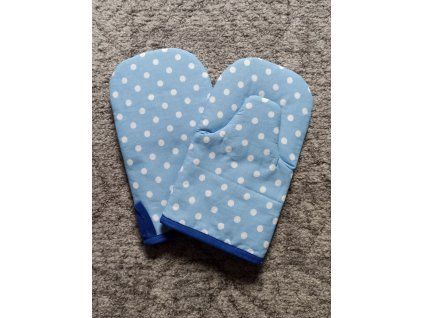 KCH Puntíky na světle modré 2