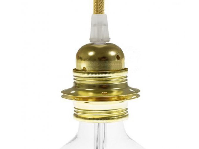 objímka zlatá pro stínidlo