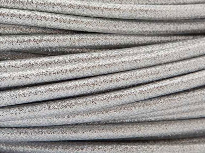 kabel 3 x 0,75mm stříbrný