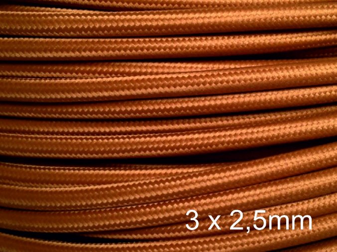 3 x 2,5mm hnědý