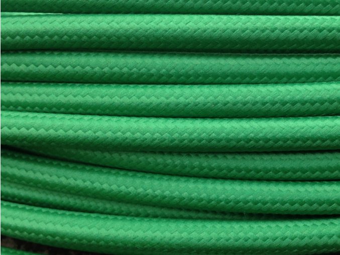 kabel 3 x 0,75mm tmavě zelený