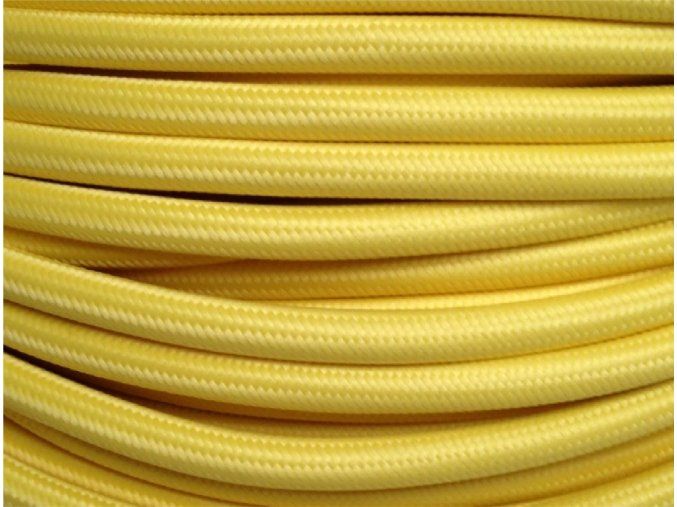 kabel 3 x 0,75mm světle žlutý