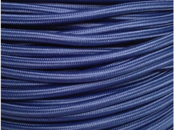 Kabel tmavě modrý 2 x 0,75mm
