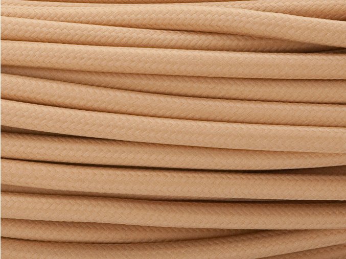 Kabel 2 x 0,75mm béžový
