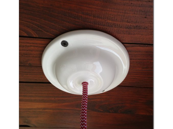 Keramický baldachýn bílý