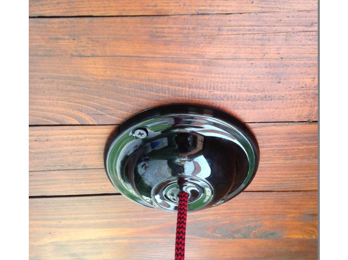 Keramický baldachýn černý