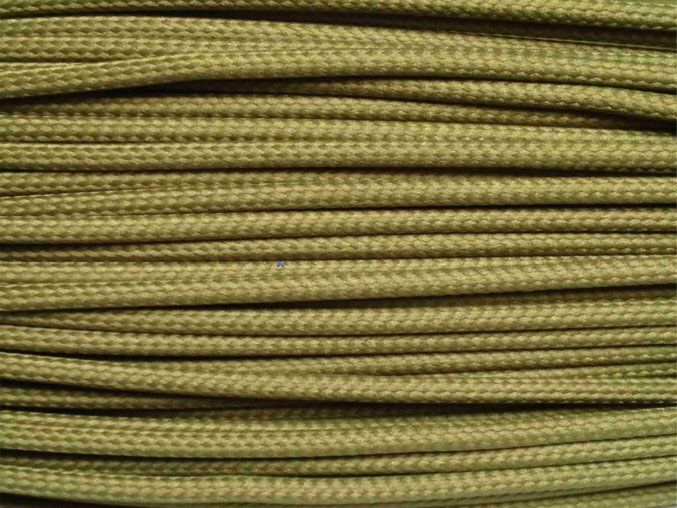 Textilní kabely 1 x 1,5mm khaki