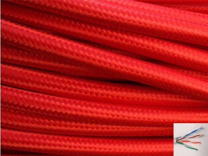 UTP internetový kabel ČERVENÝ