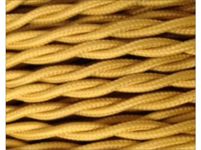 SPLÉTANÝ 2 X 0,75MM STAROZLATÁ