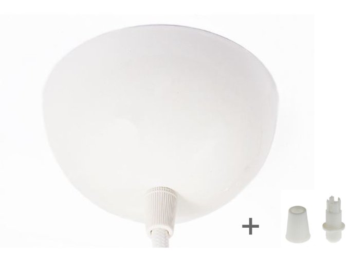 KOVOVÝ BALDACHÝN BÍLÝ