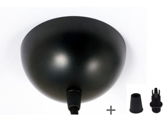 KOVOVÝ BALDACHÝN ČERNÝ