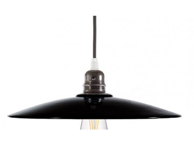 Keramické stínidlo černé