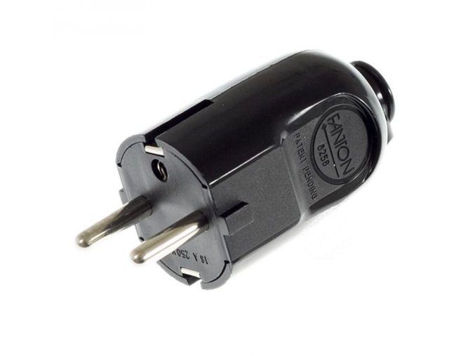 Vidlice kulatá černá