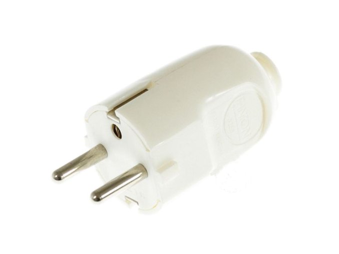 Vidlice kulatá bílá