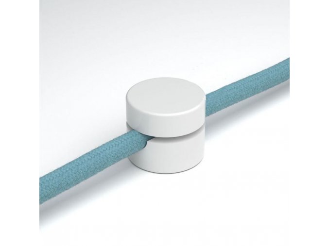 plastový kulatý bílý