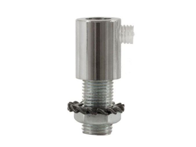 průchodka metalická stříbrná