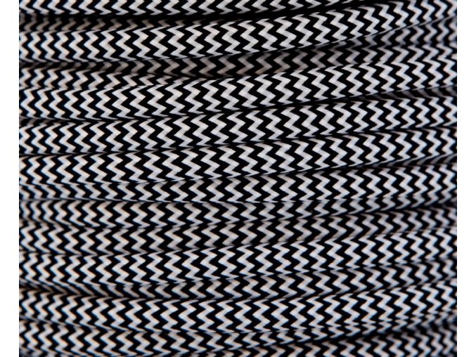 kabel černobílý CIKCAK 3 X 0,75MM