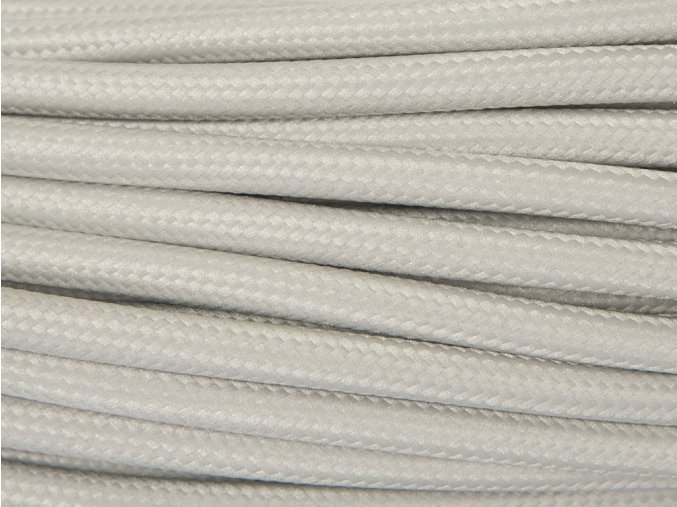 kabel světle šedý 2 x 0,75mm
