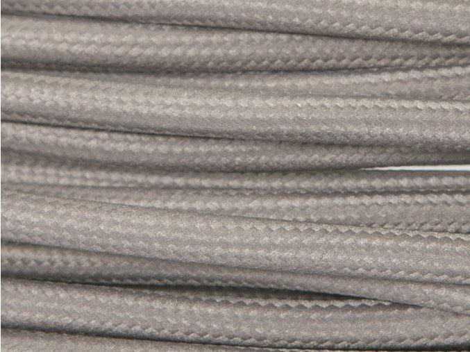 kabel tmavě šedý 2 x 0,75mm