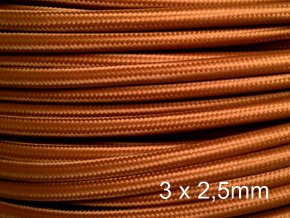 3 x 2,5mm hnědý