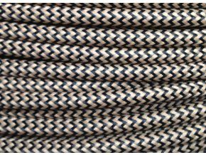 Kabel černo béžový CIKCAK 3 x 0,75mm