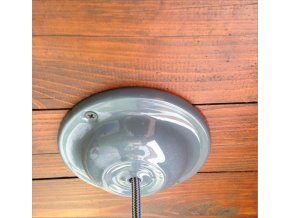 Keramický baldachýn šedý