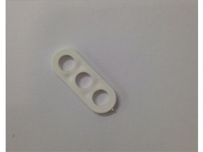 Závěs na kabel ,3 otvory,bílý