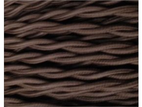 SPLÉTANÝ 2 X 0,75MM HNĚDÝ