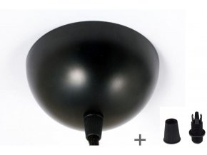 KOVOVÝ BALDACHÝN ČERNÝ