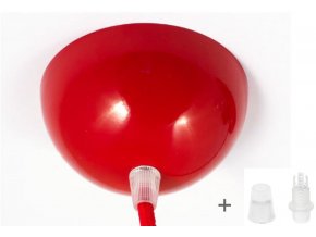 KOVOVÝ BALDACHÝN ČERVENÝ