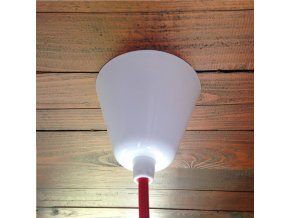 Plastový baldachýn kónický bílý