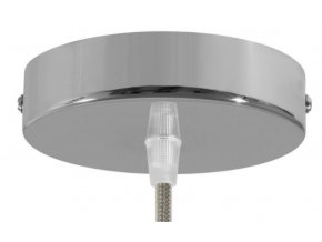 Baldachýn kulatý metalický - Chrom