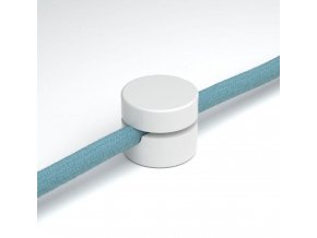 plastový kulatý bílý