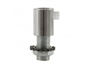 průchodka metalická stříbrná